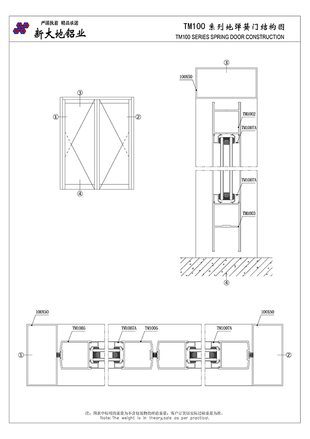 TM100系列地彈門(mén)